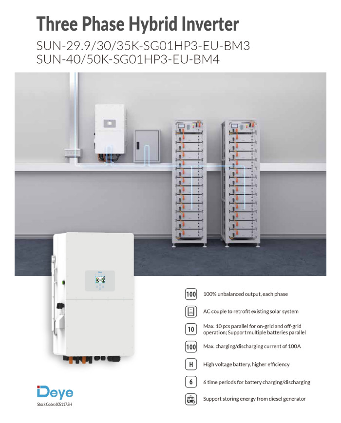DEYE SUN-50kW-SG01HP3-EU-BM4